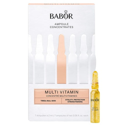 Multivitamin serum concentrate in ampoules for the face with vitamin E 7x2 ml - entering the market in 2022. , Babor