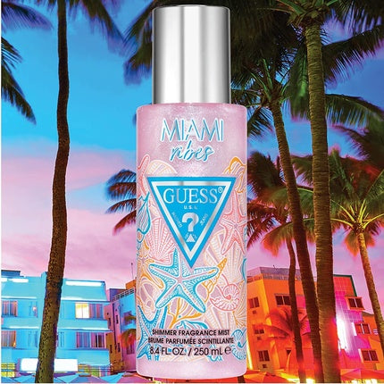 بخاخ الجسم اللامع Guess Destination Miami Vibes، 8.4 أونصة سائلة، من Inter Parfums Usa, Llc