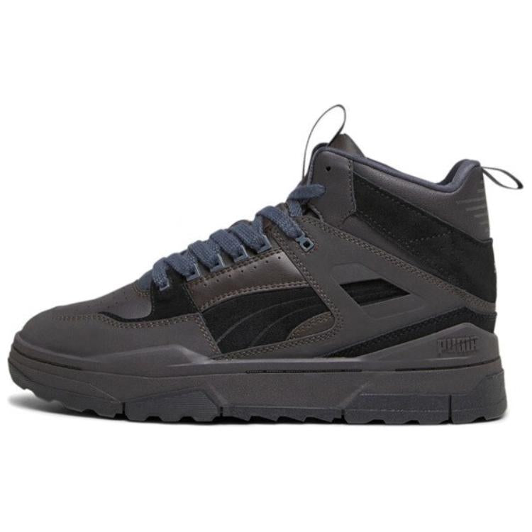 Puma Slipstream Hi Xtreme Leather Sneakers Gray Black