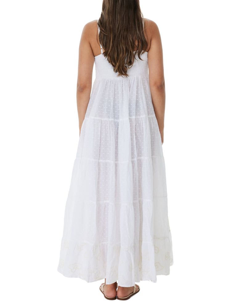 Ranee'S Tiered Eyelet Maxi Dress, White