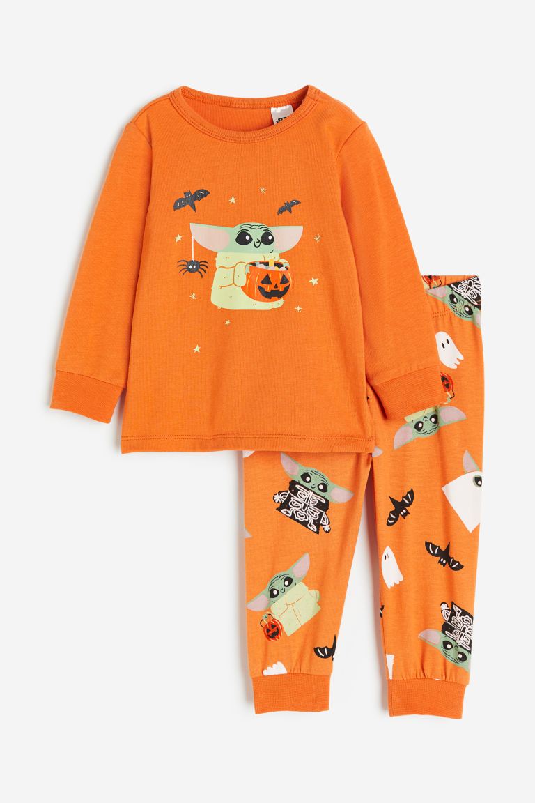 H&M printed cotton pajama set