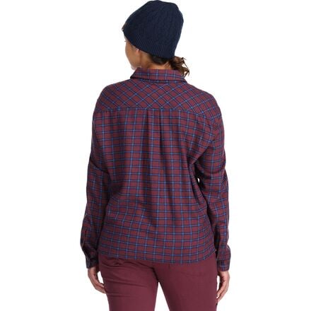 Women's Lightweight Feedback Flannel Shirt Outdoor Research, Kalamata Plaid