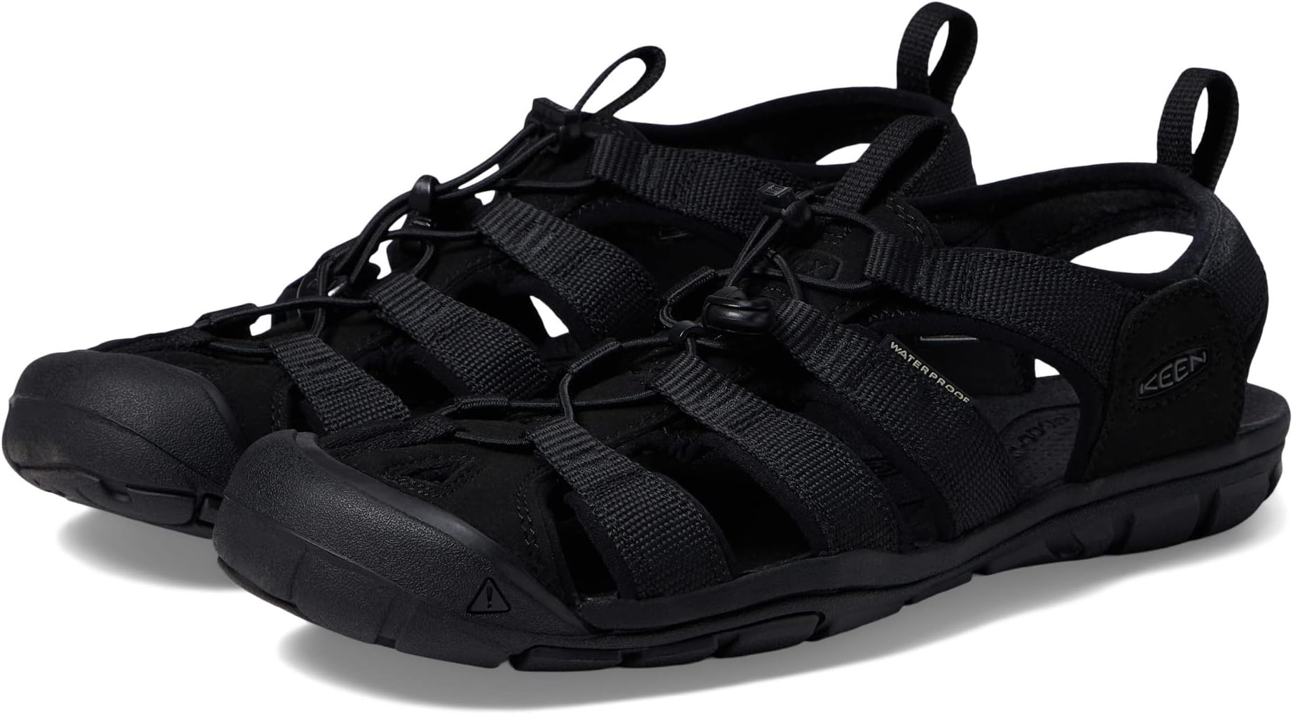 Clearwater CNX KEEN Sandals in Triple Black