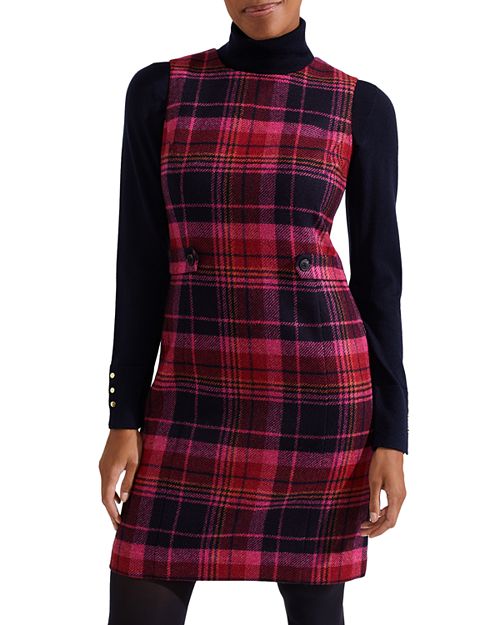 Sariah check wool dress HOBBS LONDON, Multi color