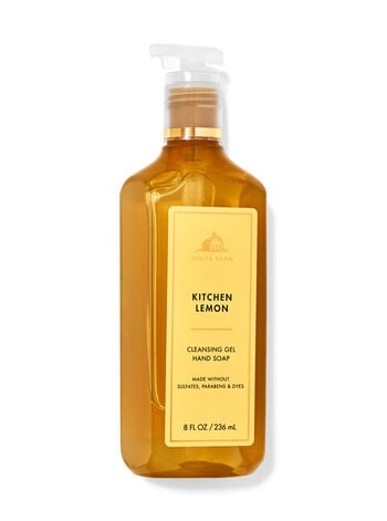 Kitchen Lemon Cleansing Gel Hand Soap, 8 fl oz / 236 mL, Bath and Body Works