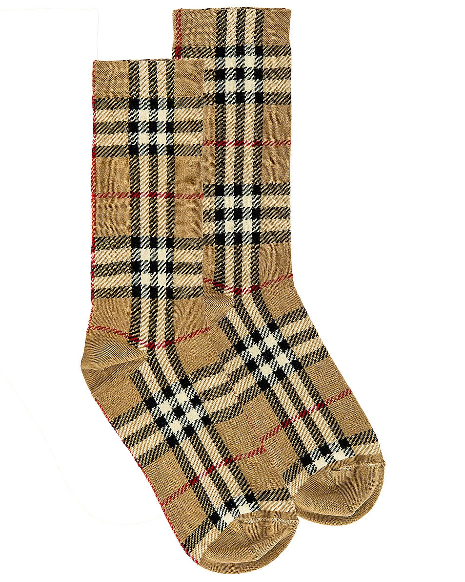 Burberry socks in Archive Beige