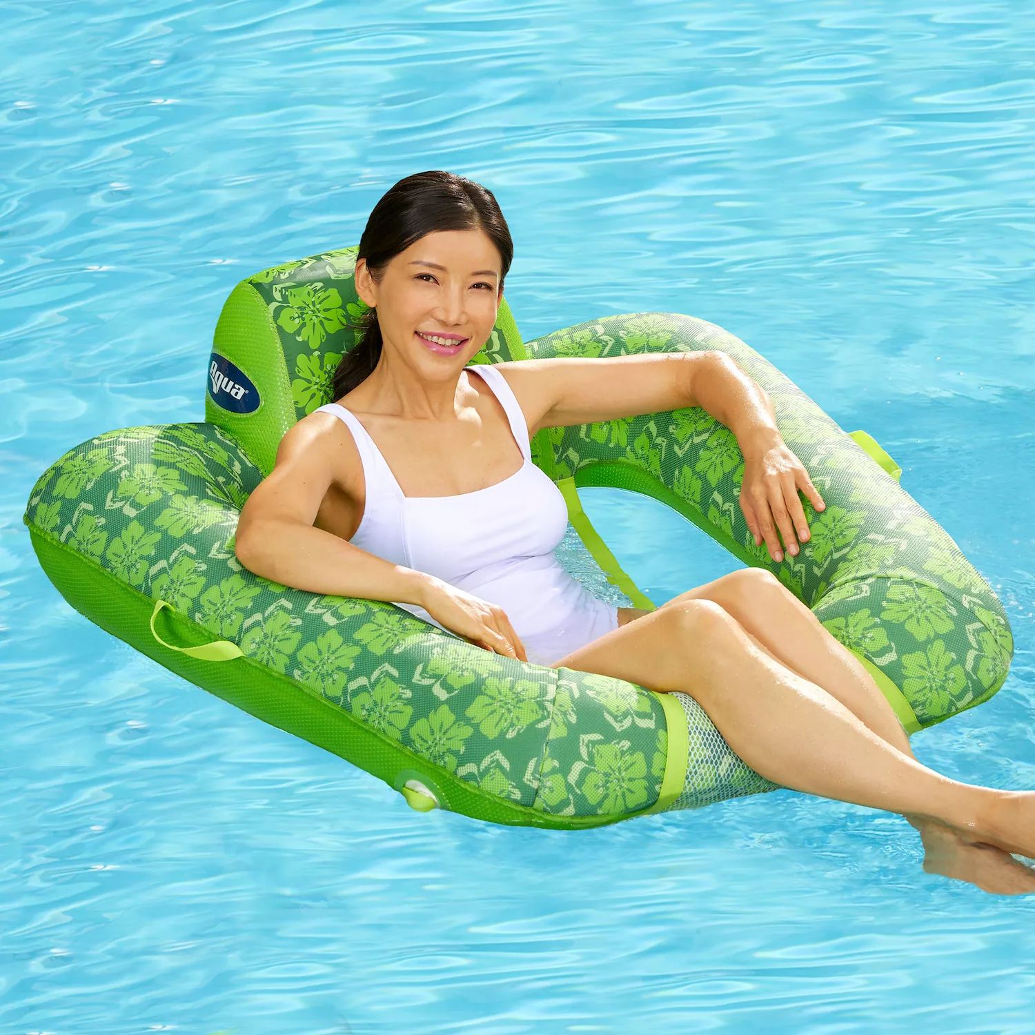 Inflatable pool lounger Aqua Leisure Zero Gravity, green Aqua Leisure