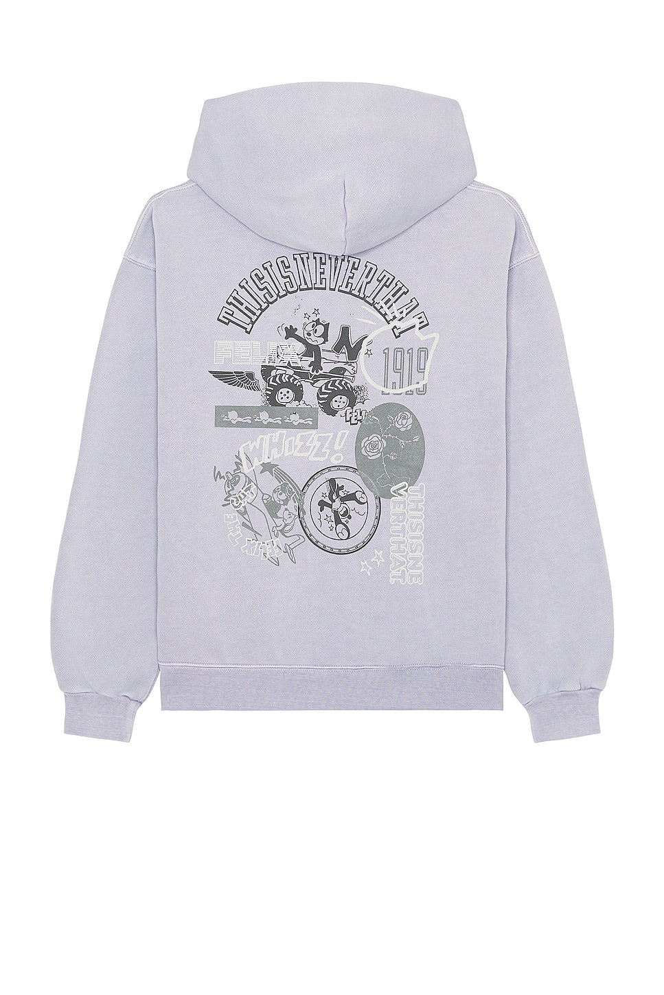 Thisisneverthat X Felix The Cat Archive Hoodie, Pale Purple