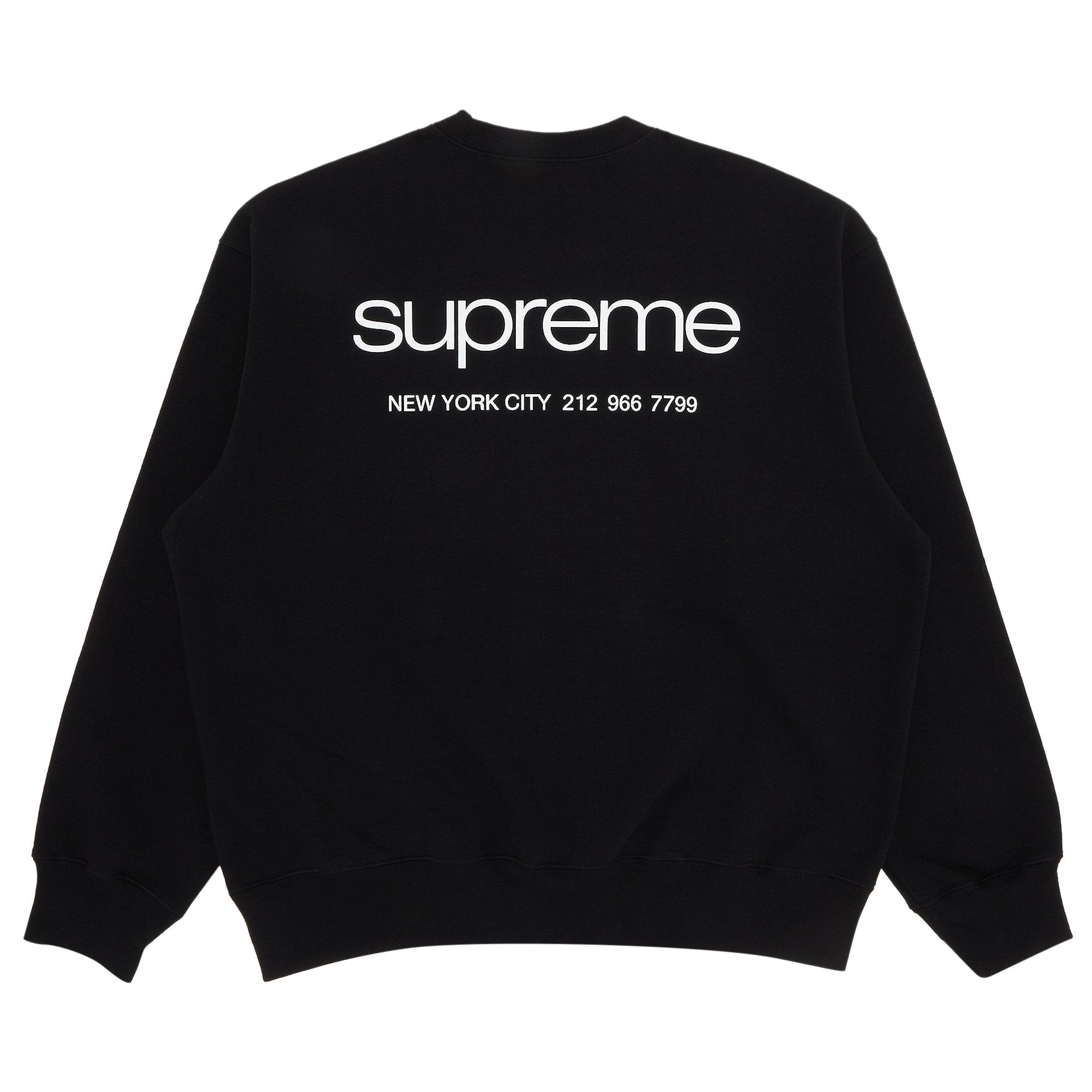 Crewneck Supreme NYC, black