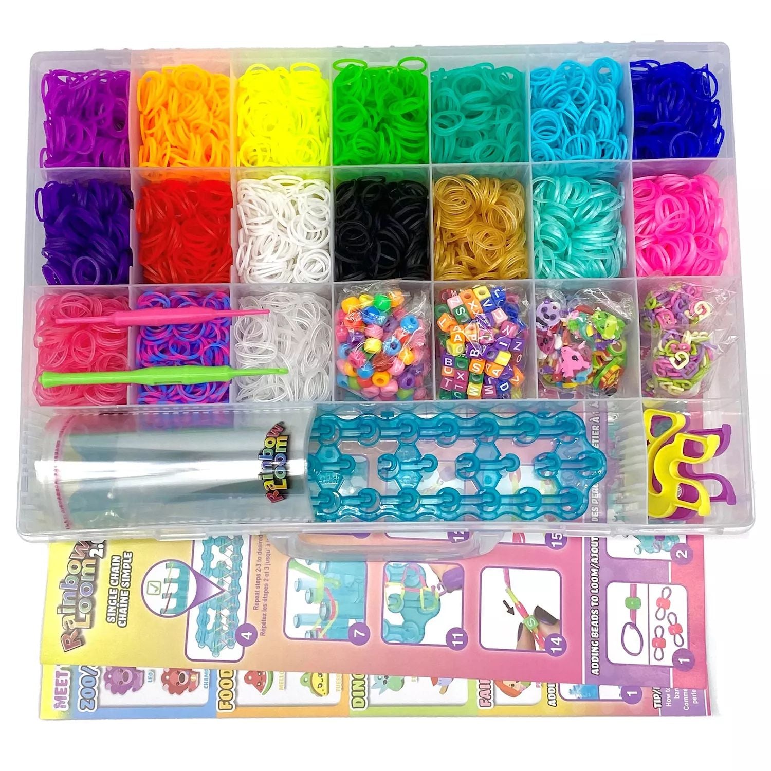 Mega combo kit for making Rainbow Loom Loomi-Pals Rainbow Loom bracelets