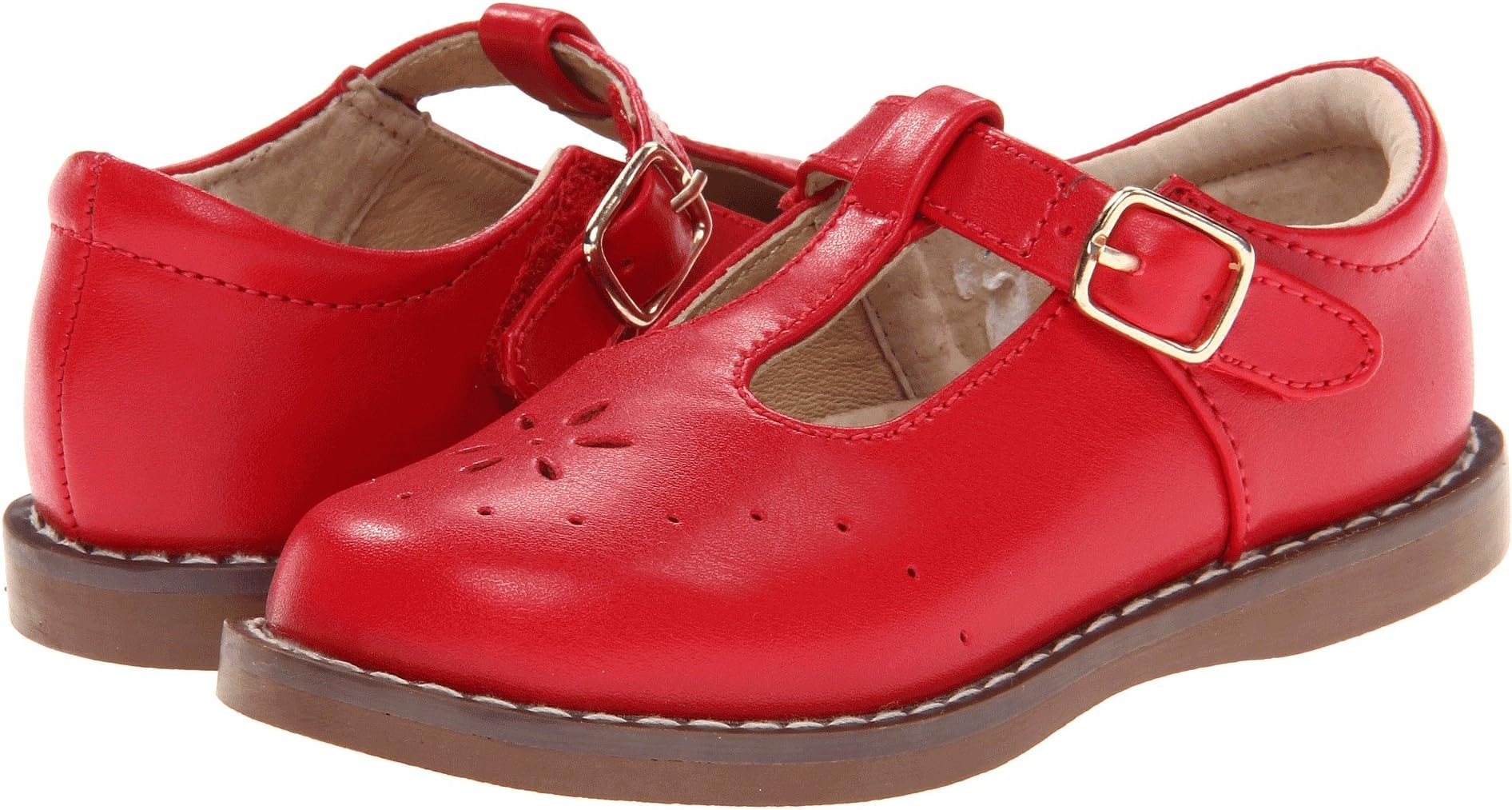 Sherry 2 FootMates Flats, Apple Red