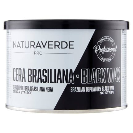 Brazilian wax for depilation black soluble 400ml, Naturaverde