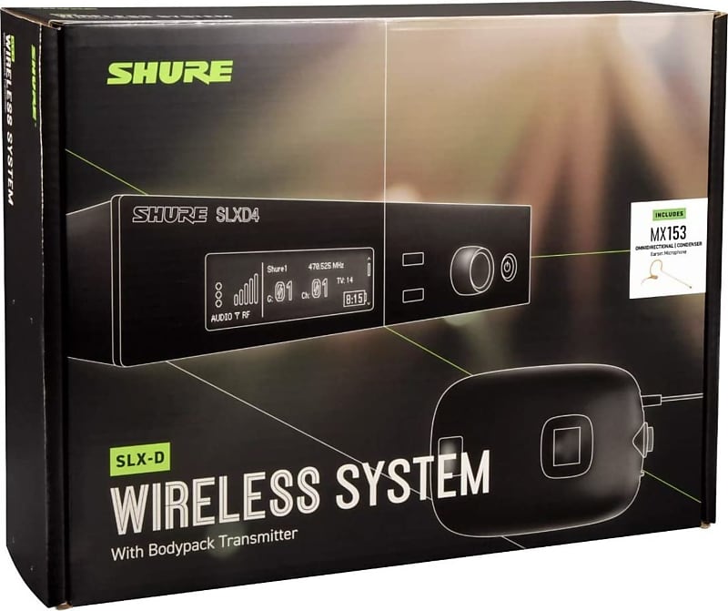 نظام الميكروفون اللاسلكي Shure SLXD14/153T-J52