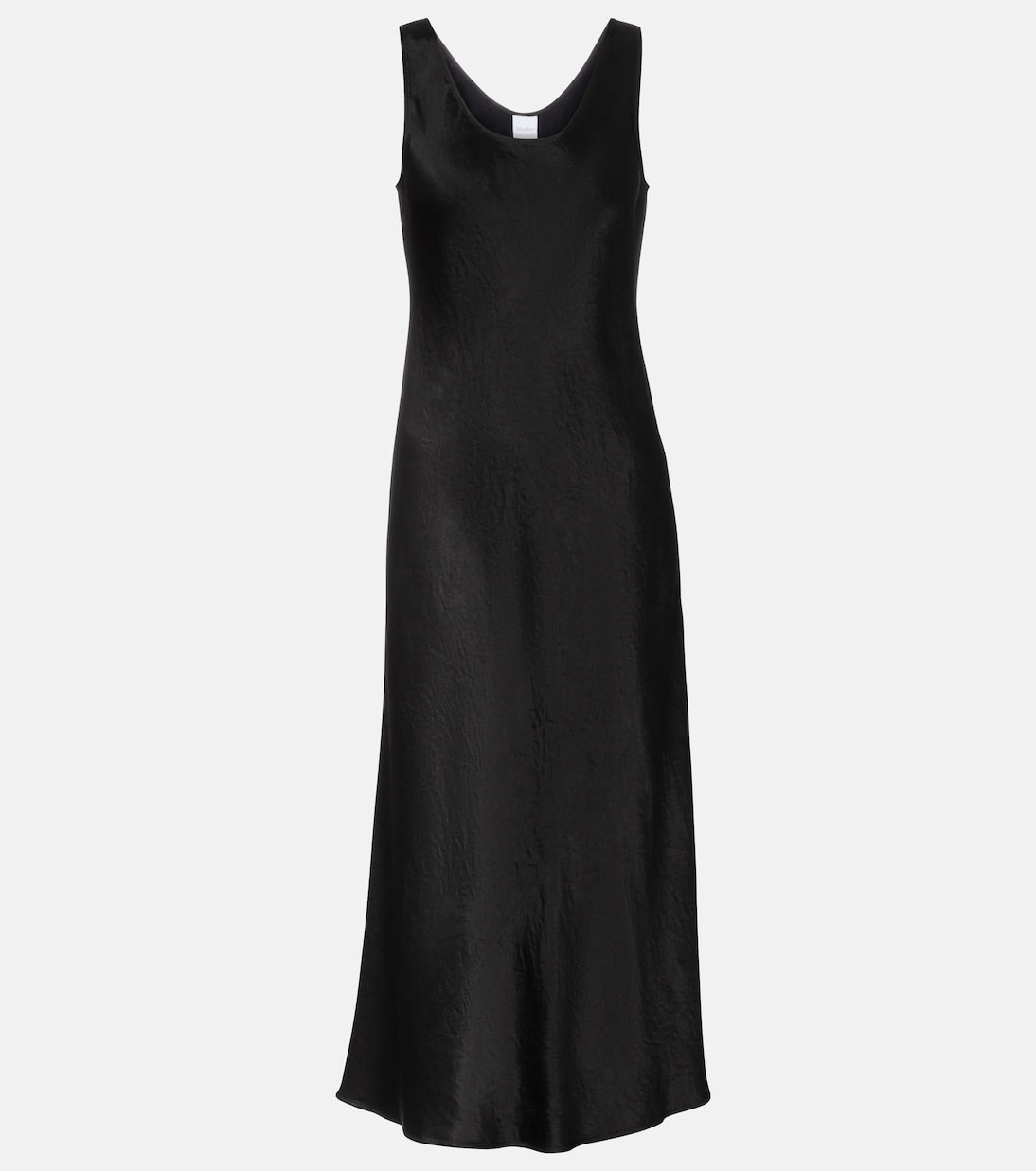 Talte Max Mara satin midi dress, black