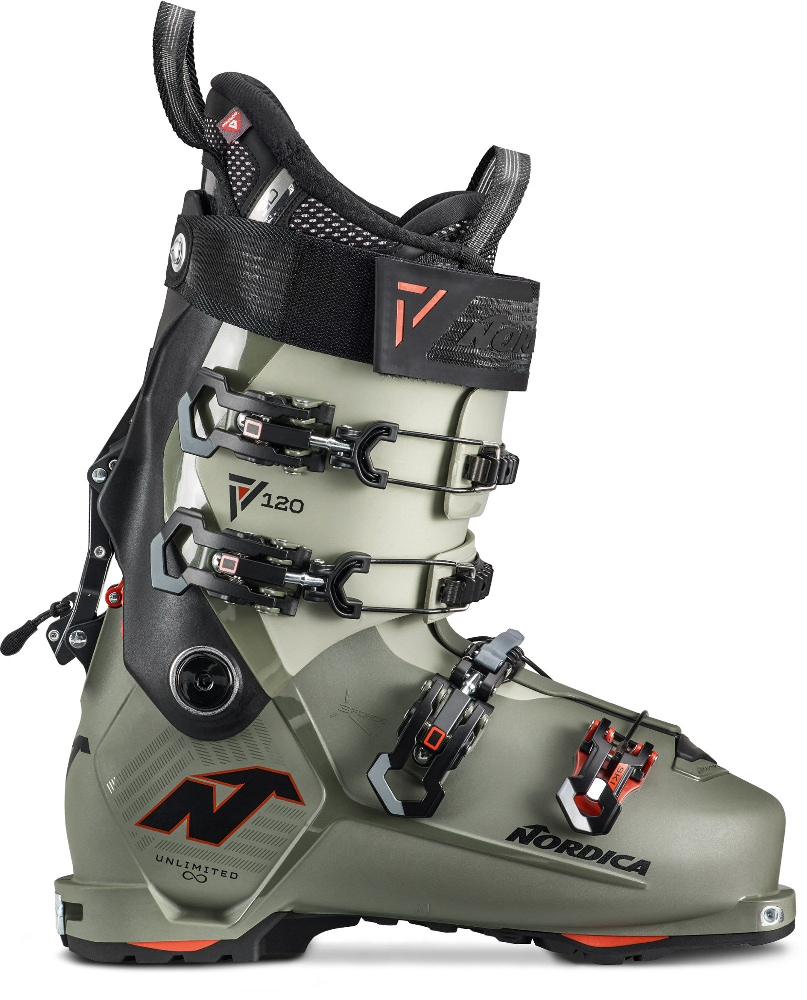 Ski boots Unlimited 120 DYN - men's - 2023/2024 Nordica, green