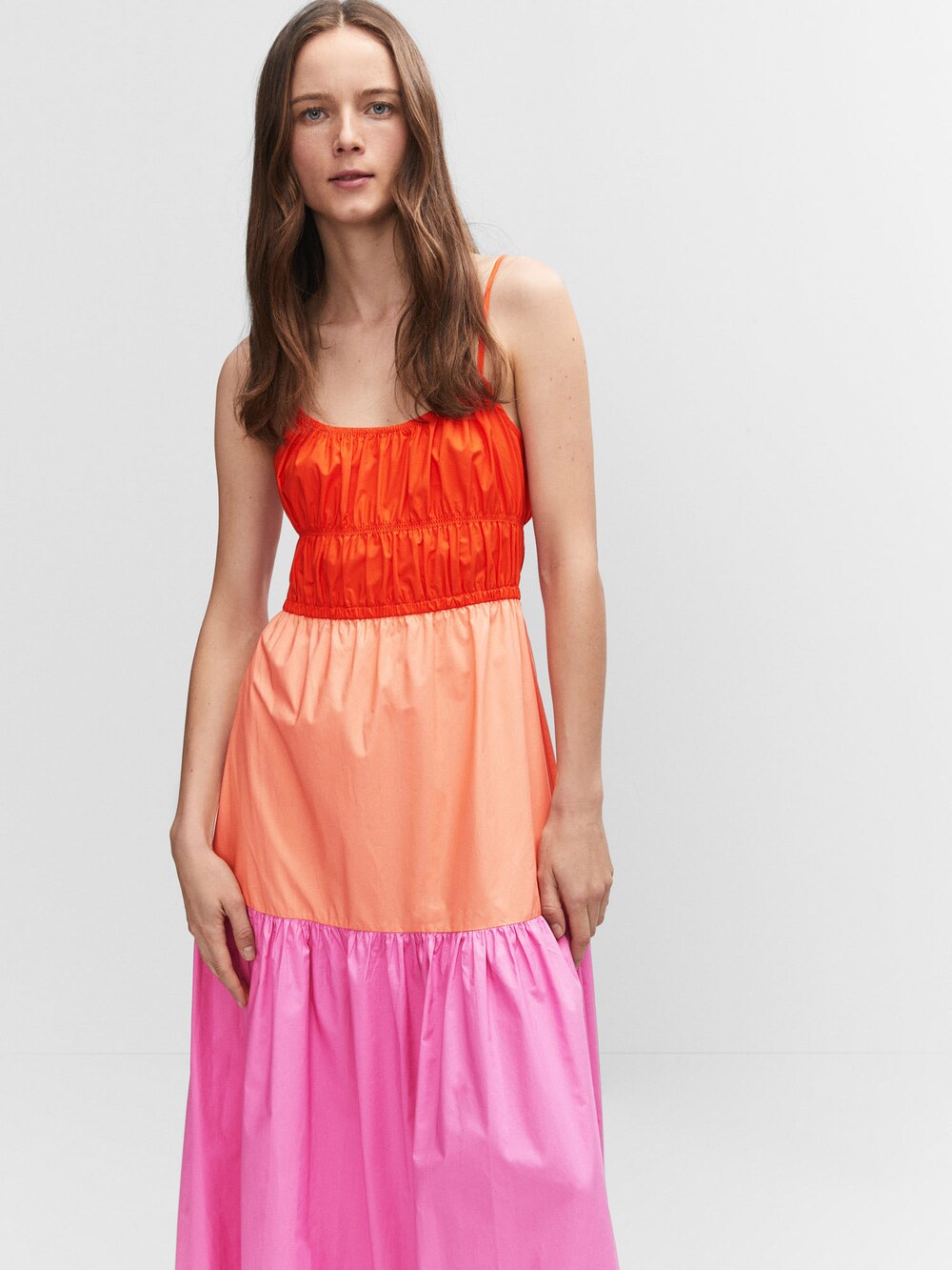 Summer dress Mango TAURO, pink