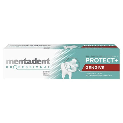 معجون أسنان Mentadent Professional Gum Protect+ يحارب أسباب التهاب اللثة بالمعادن المتوافقة حيوياً والزنك 75 مل GGENGIVE