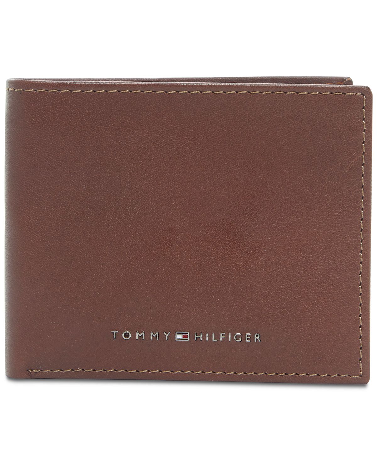 Walt Tommy Hilfiger Men's Leather Bi-fold Wallet with RFID Tag