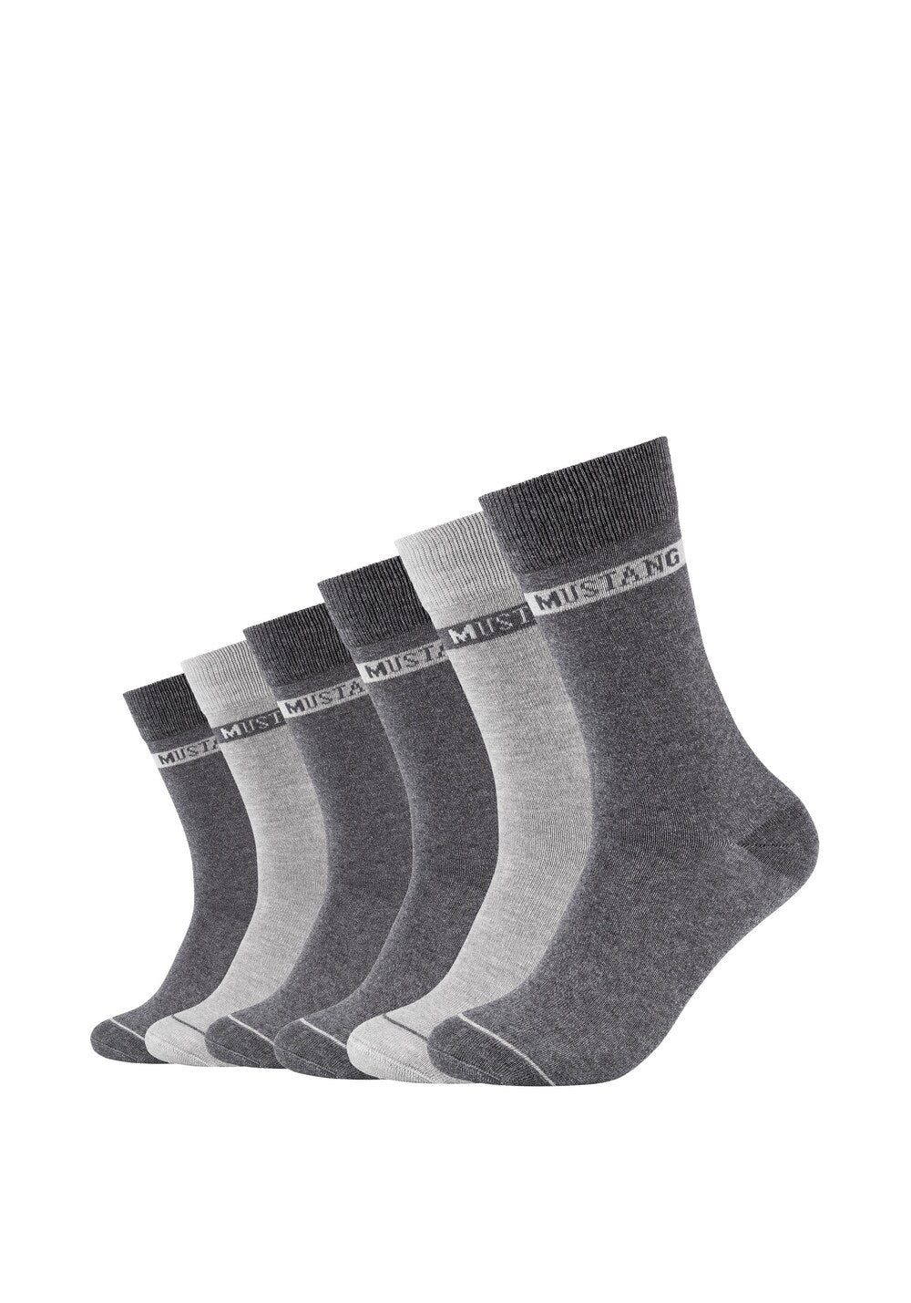 Mustang socks, light grey/dark grey