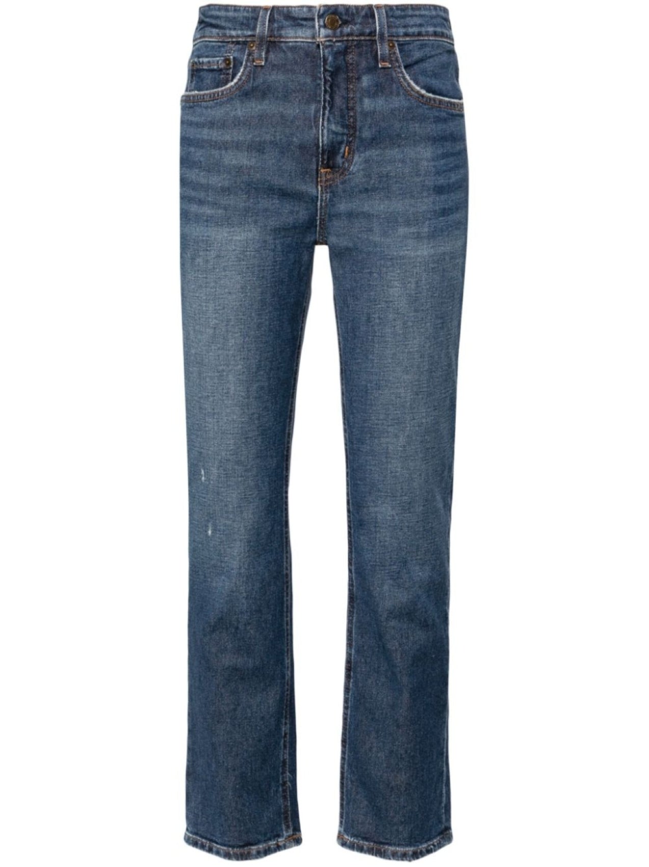 Lauren Ralph Lauren Cropped Skinny Jeans Blue