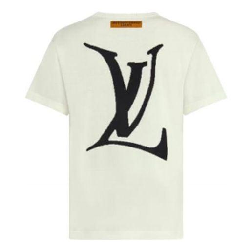 تي شيرت LOUIS VUITTON FW21 End Goal Luxury Swea White، أبيض