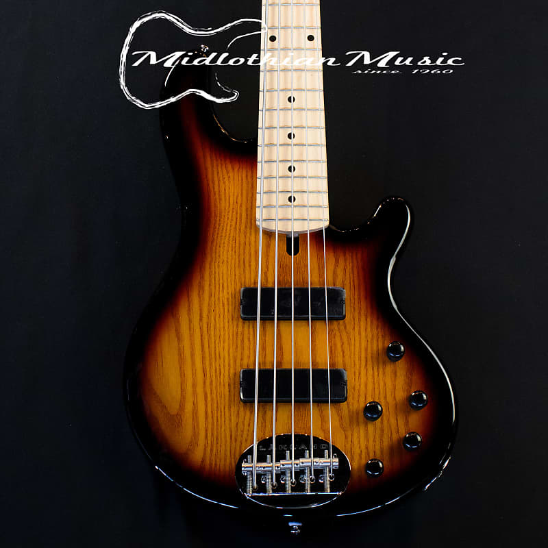 Bass guitar Lakland Skyline 55-01M - 5-String Bass Guitar - 3-Tone Sunburst Gloss Finish