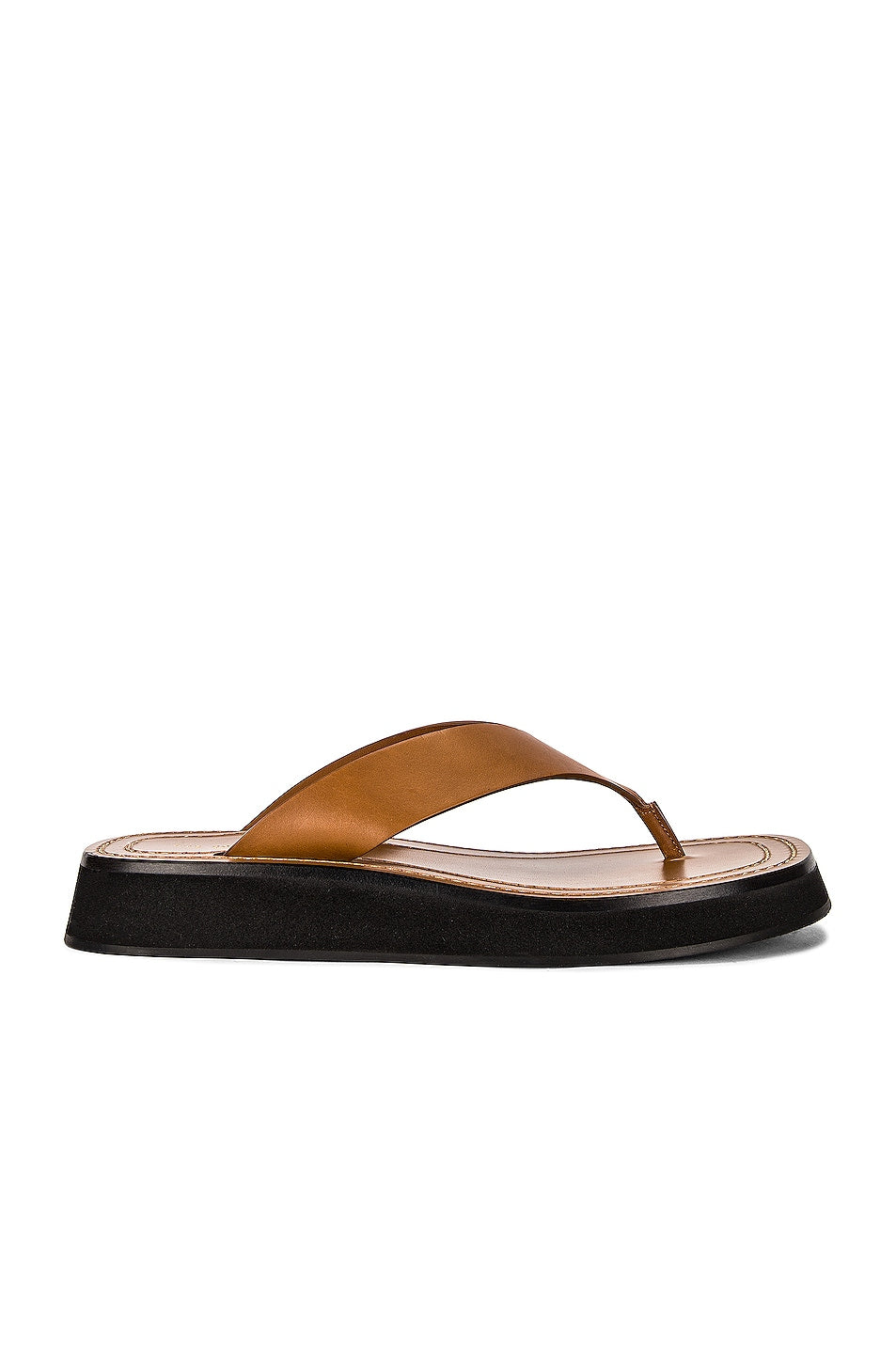 The Row Ginza Thong Sandals, Caramel