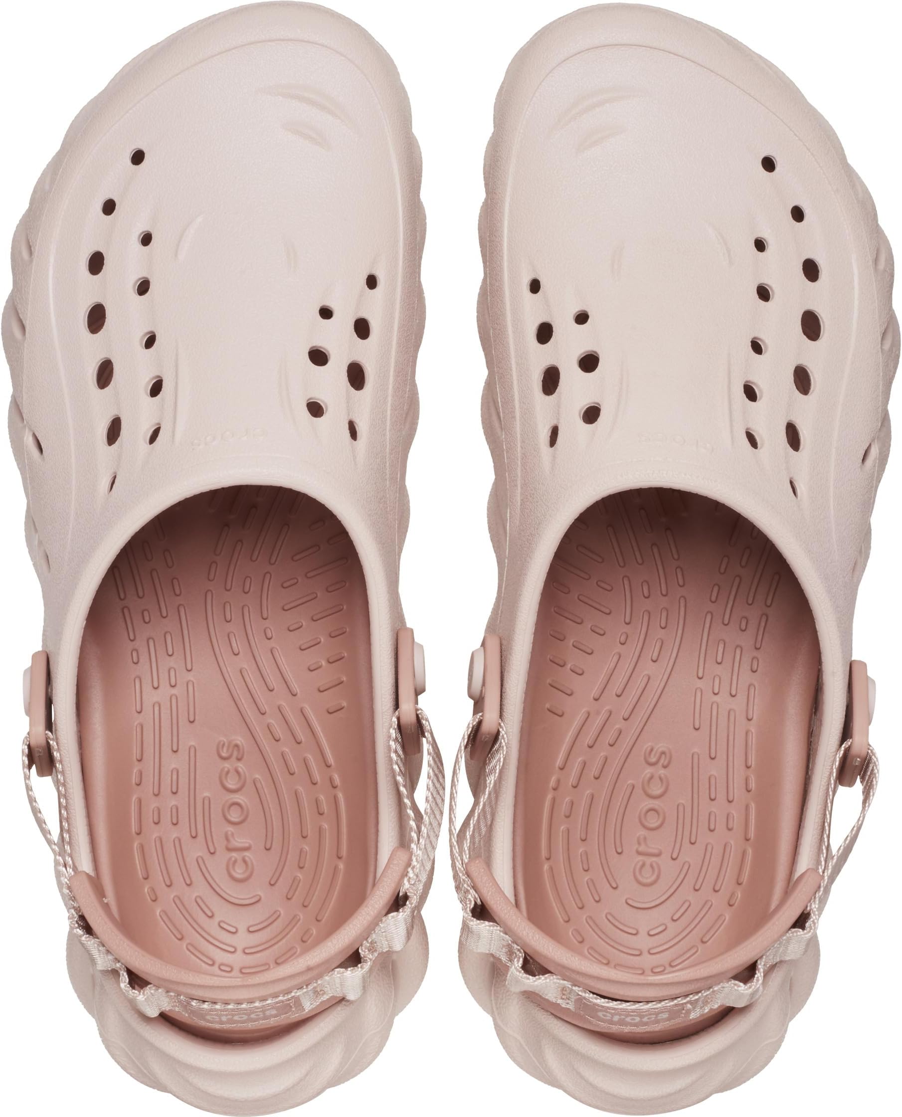 Echo Clog Crocs, Pink Clay