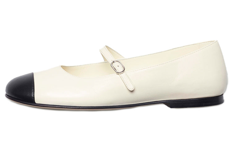 Chanel Women's Casual Ballerinas, white/black