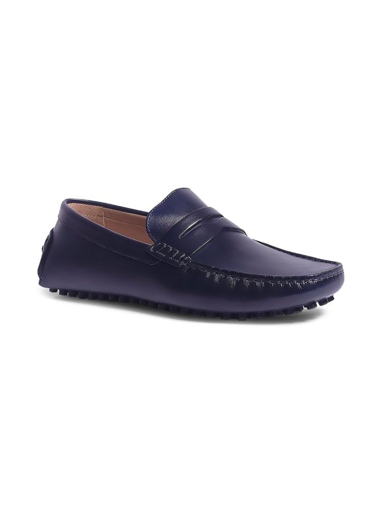 Ritchie Penny Carlos Santana Driving Moccasins, Dark Blue