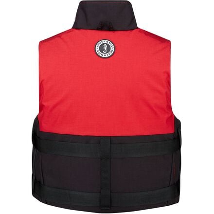 Accel 100 Mustang Survival Fishing Vest, Red/Black