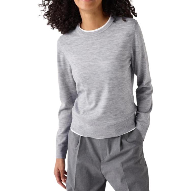 Women's sweater gray Uniqlo