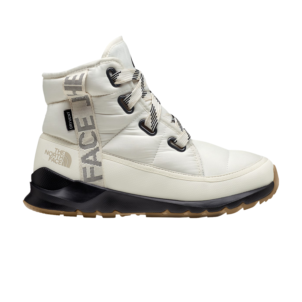 حذاء Thermoball Lace Up Luxe من The North Face باللون الأبيض من Wmns