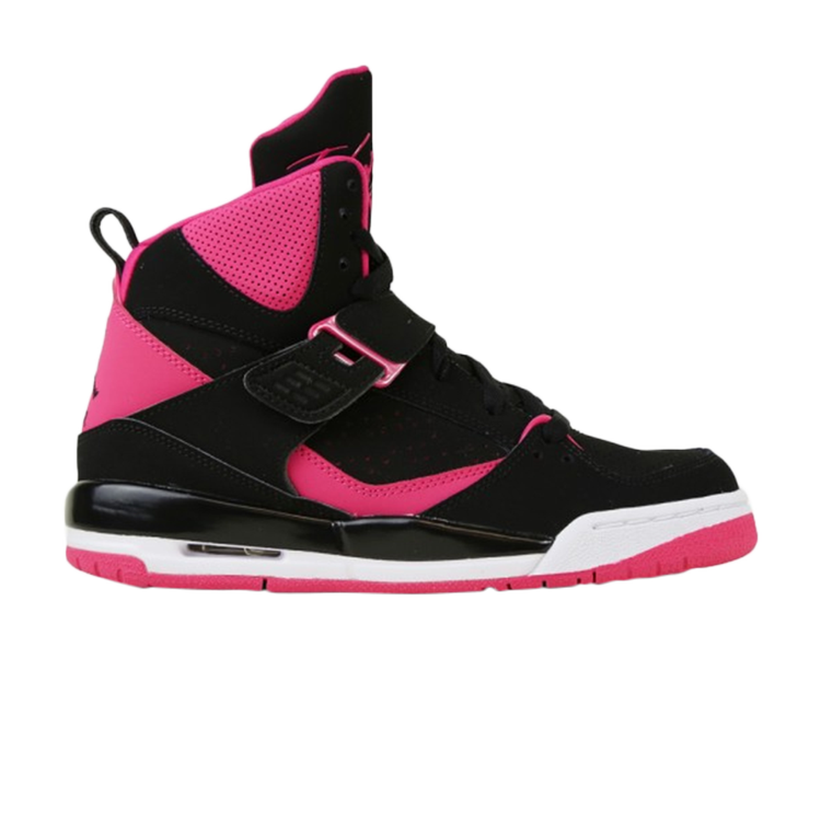 Air Jordan Jordan Flight 45 High IP GS 'Black Vivid Pink', black