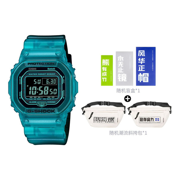 CASIO G-Shock Digital 'Light Blue' watch, blue