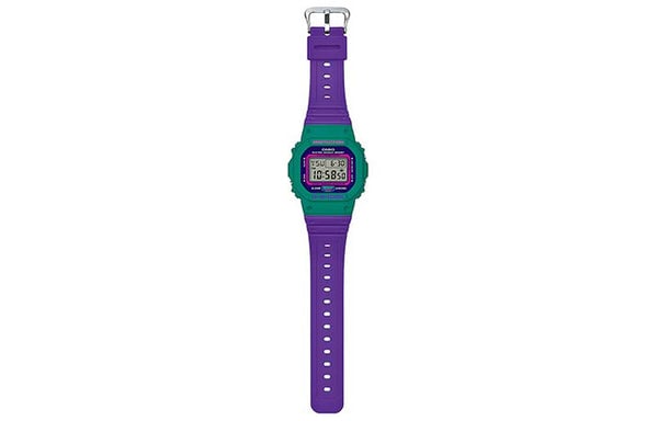 CASIO G-Shock Square 'Purple' watch, green