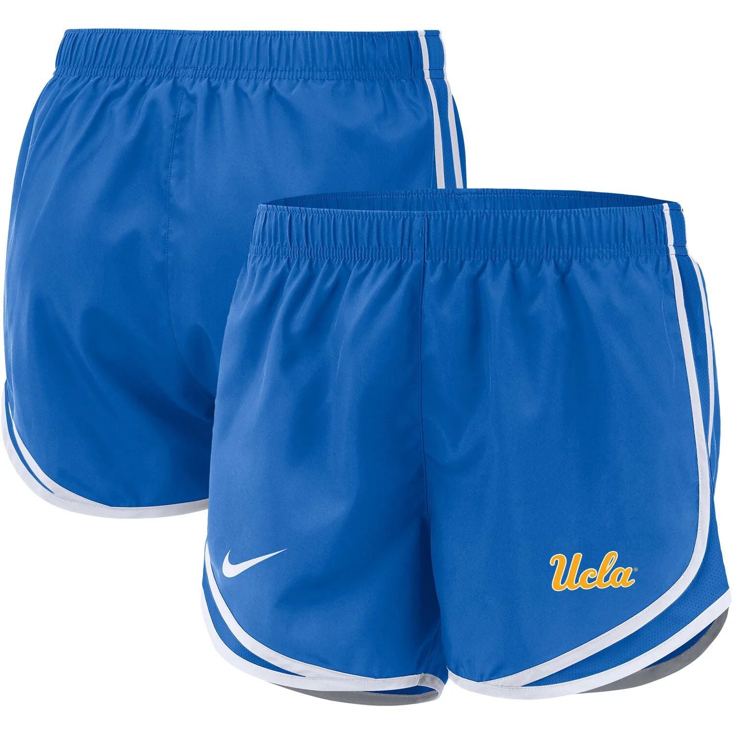 شورت Nike UCLA Bruins Team Tempo Performance للنساء باللون الأزرق