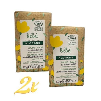 Klorane Bebe Baby Super Rich Calendula Soap 100g 3.5oz Ultra