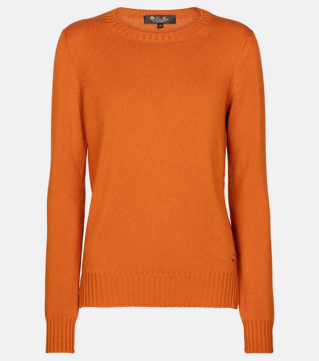 Parksville LORO PIANA cashmere sweater, orange