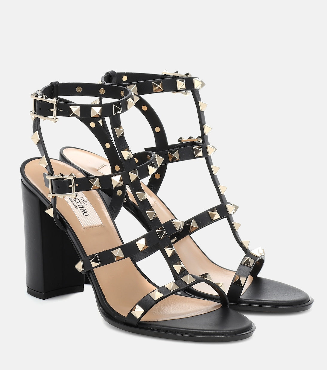 Valentino Garavani Rockstud leather sandals Valentino Garavani, black