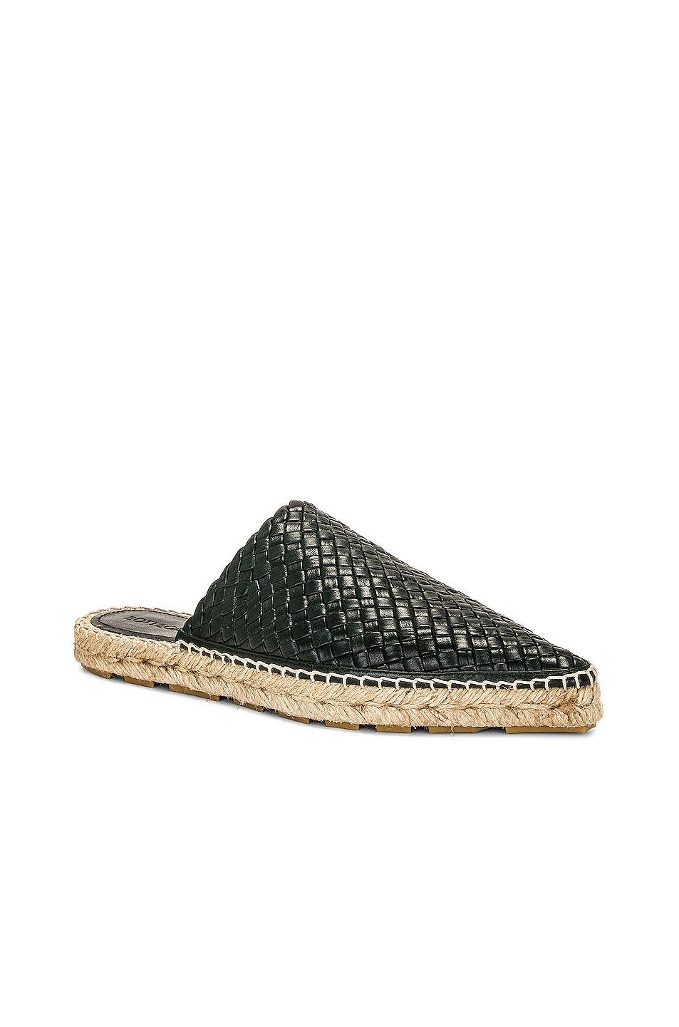 Bottega Veneta Open Back Espadrilles in Inkwell