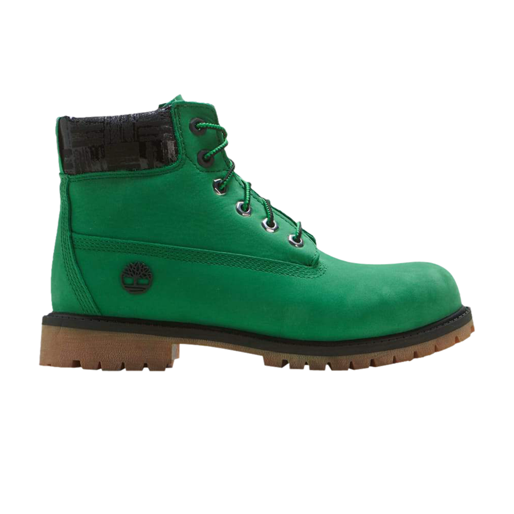 حذاء NBA x 6 Inch Premium Junior Timberland باللون الأخضر