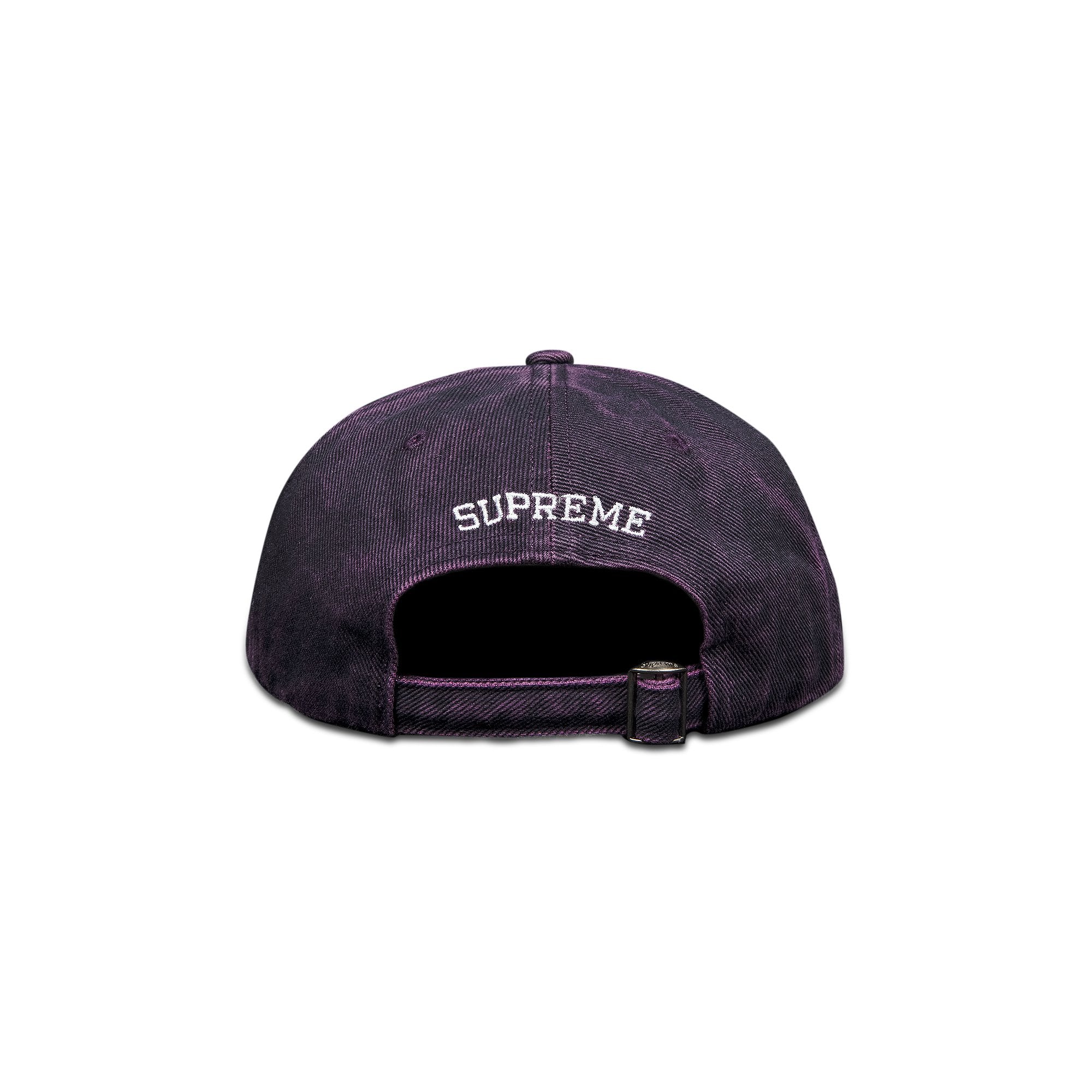 Supreme 6-Panel Washed Twill Fabric, Purple