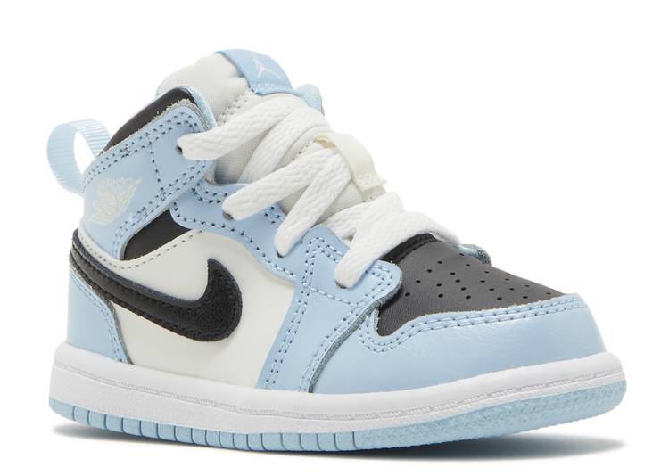 حذاء رياضي AIR JORDAN 1 MID TD 'ICE BLUE'، أزرق