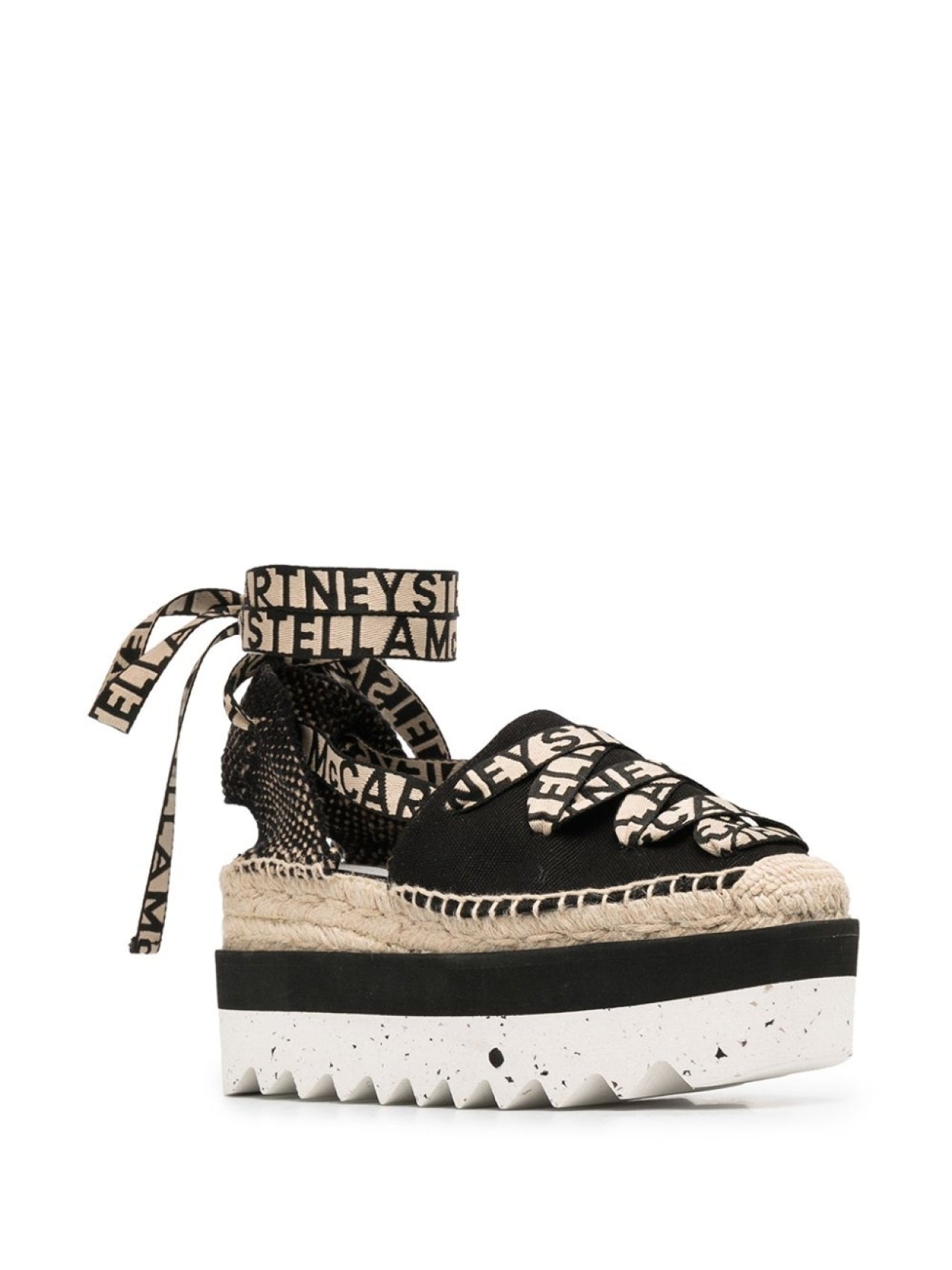 Stella McCartney Gaia Platform Espadrilles Black