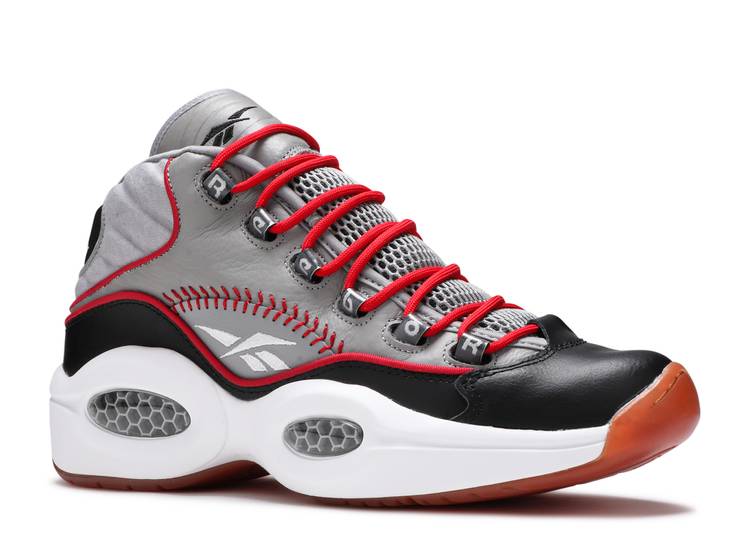 حذاء رياضي Reebok QUESTION MID 'PRACTICE' باللون الرمادي