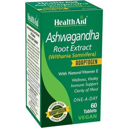 Ashwagandha 350 mg Root Extract 15:1 60 Tablets, Healthaid