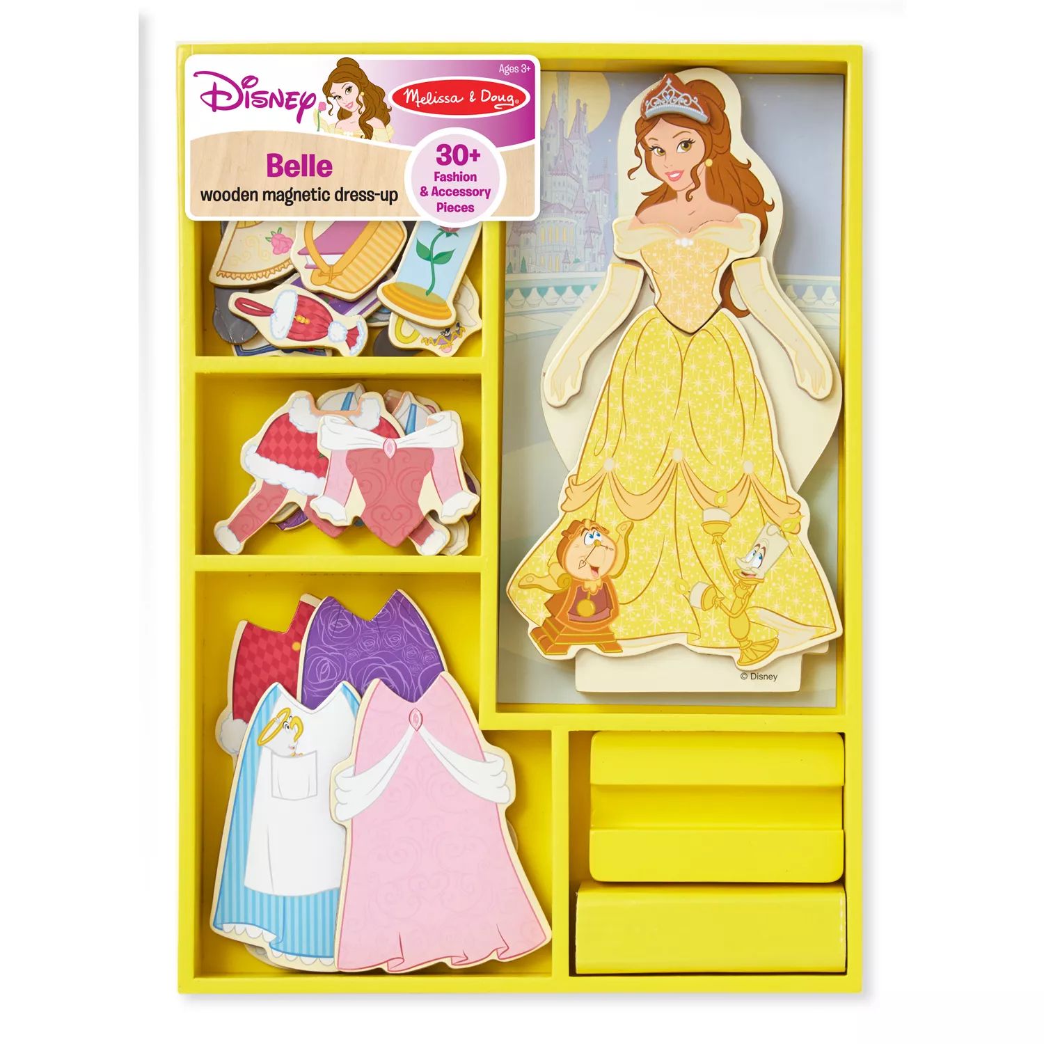 Disney Princess Belle Wooden Magnetic Dress Up Doll by Melissa & Doug Melissa & Doug