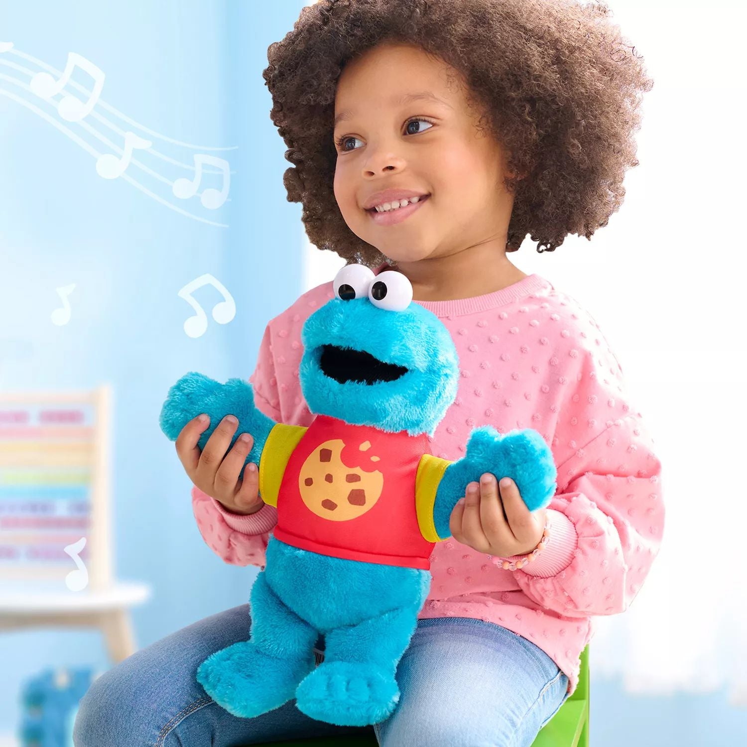 Just play Sesame Street and sing along with the Just Play Cookie Monster Plush