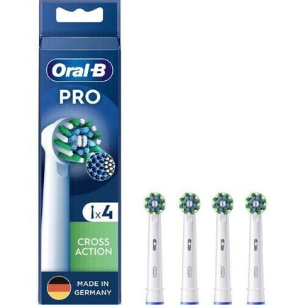 رؤوس بديلة Oral-B PRO Cross Action 4، أصلية من OralB - عبوة من 4 قطع.